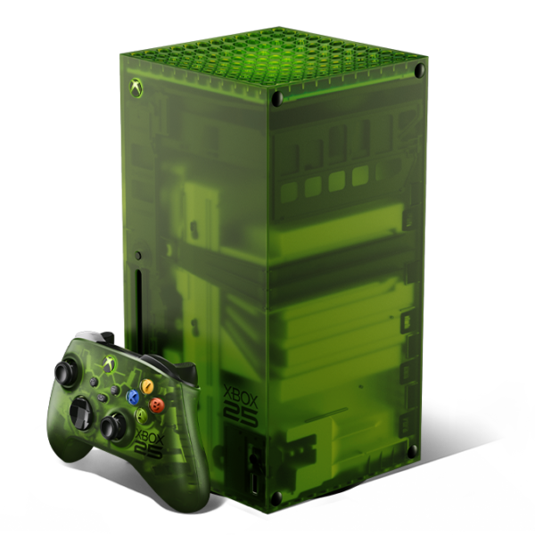 کنسول Xbox Series X25 نسخه محدود - ظرفیت 1 ترابایت (طرح سبز شفاف کلاسیک)